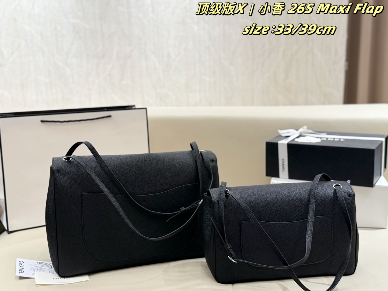 CEM299 New arrive fashion black khaki color bag for woman beautiful gift to choose gift 2 size