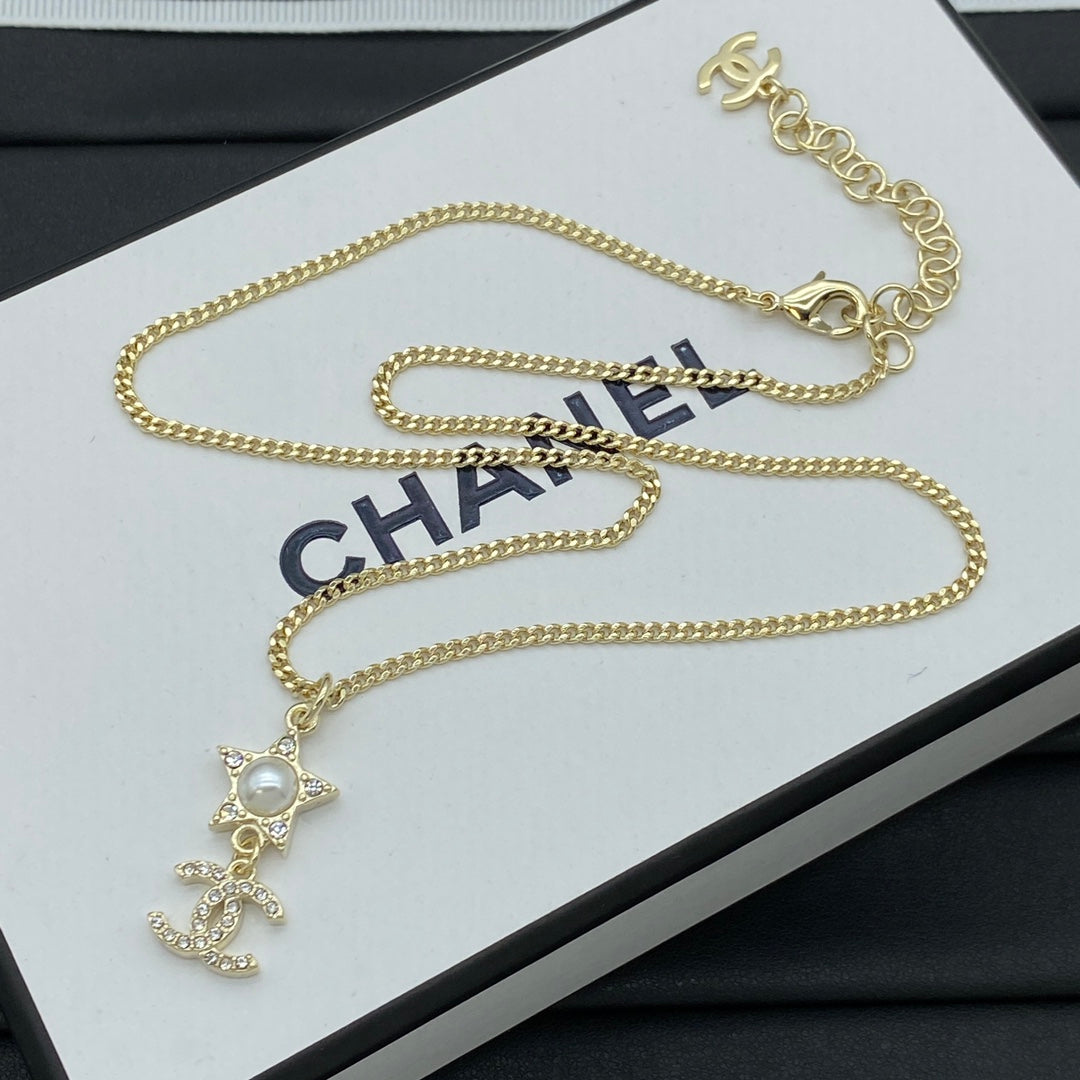 DEM294 New Arrive Fashion  Hot Sale  with Diamond Pearl Necklace for Woman Jewelry To Choose Gift