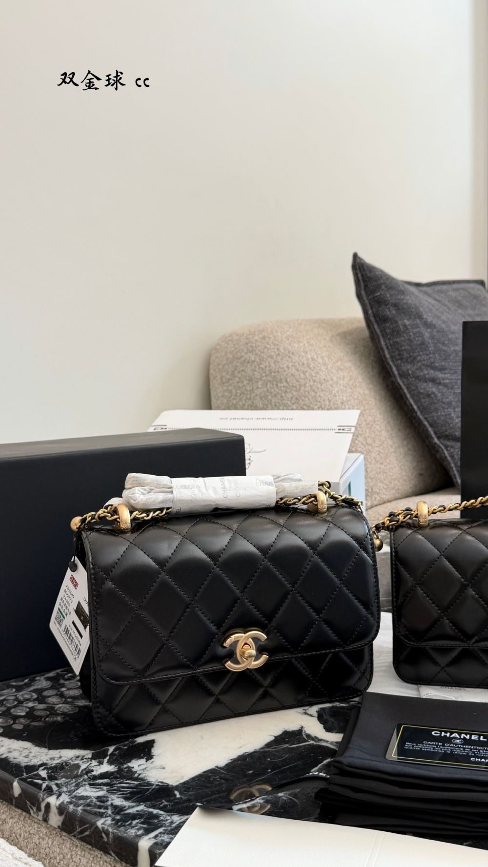 CEM385 New arrive fashion black white color bag for woman beautiful gift to choose 2 size