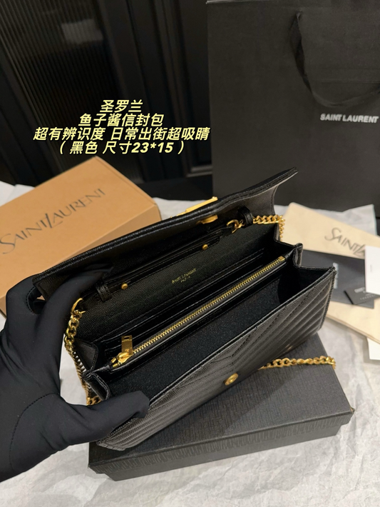 SEM11 New arrive fashion black bag for woman hands bag beautiful gift to choose gift 23*15cm