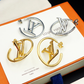 LEM390 New Arrive Fashion Gold Color Can Be Rotated Earring  for Woman Jewelry Beautiful Jewelry To Choose Gift No with Box