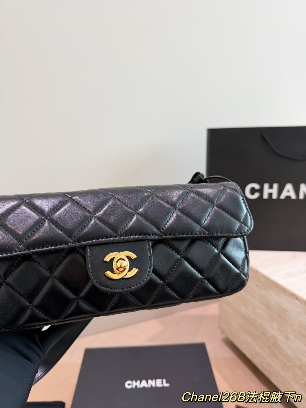 CEM487 New arrive fashion black red bag for woman hands bag beautiful gift to choose gift 25x11 cm