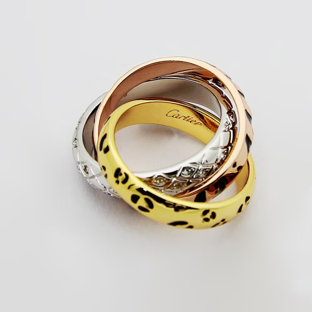 CEM165 Designer For Women love Ring Gold Sliver men rings jewelry with stones