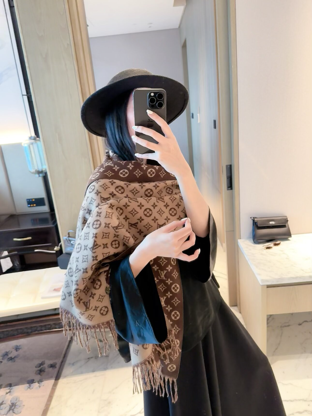 LEM651 new arrive  Hot sale brown grey color fashion beautiful  scarf  for woman gift  to choose