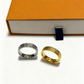 LEM573 New Classic Ring Brand Designer Titanium Steel Ring Gold Ring Women Mens Ring Love Promise Jewelry