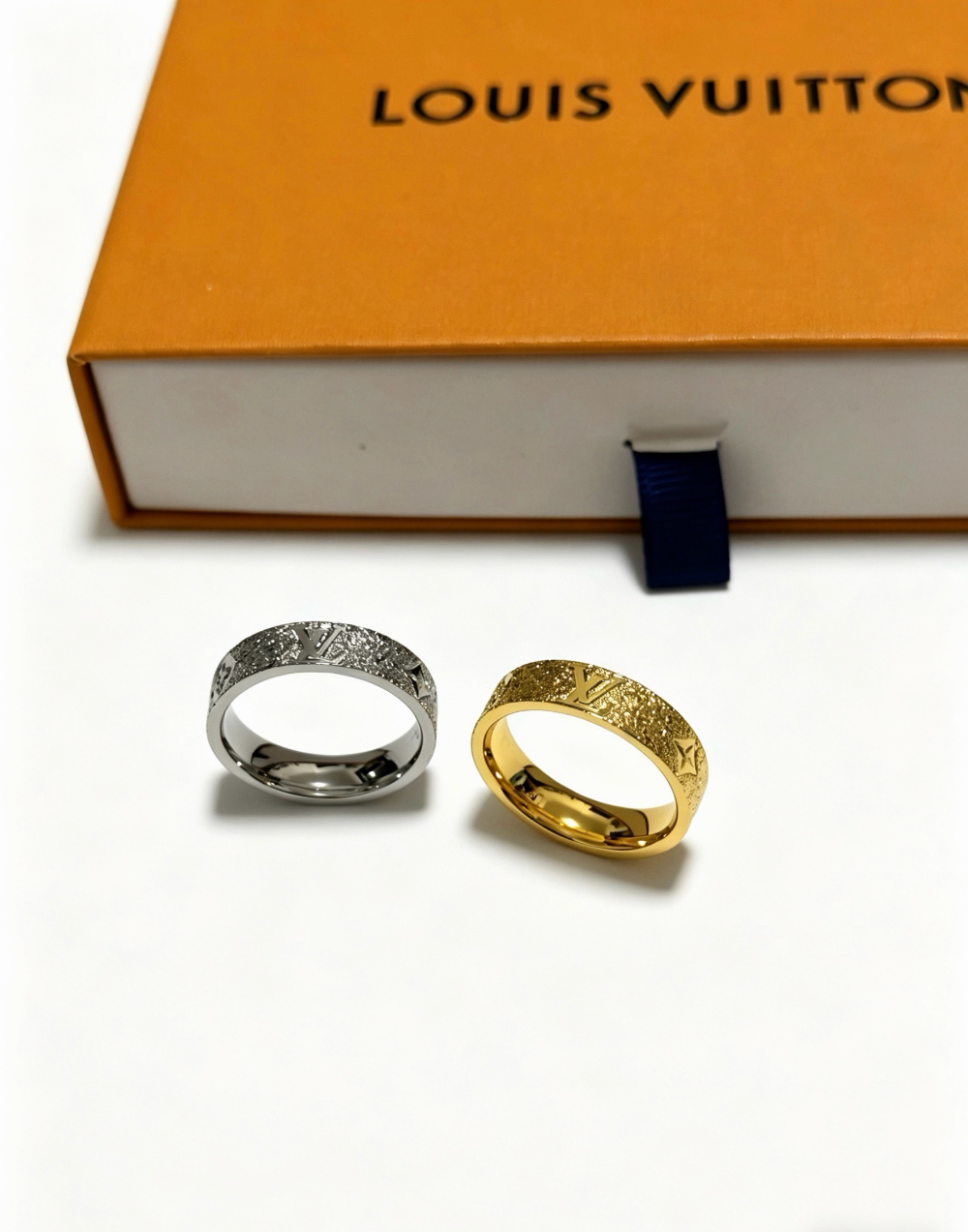 LEM573 New Classic Ring Brand Designer Titanium Steel Ring Gold Ring Women Mens Ring Love Promise Jewelry