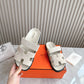 HEM102 Designer women Slippers sandals shoes for women mix color shoes high quality size 35 to 42
