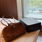 CEM481 New arrive fashion coffee brown khaki bag for woman hands bag beautiful gift to choose gift 36*20cm