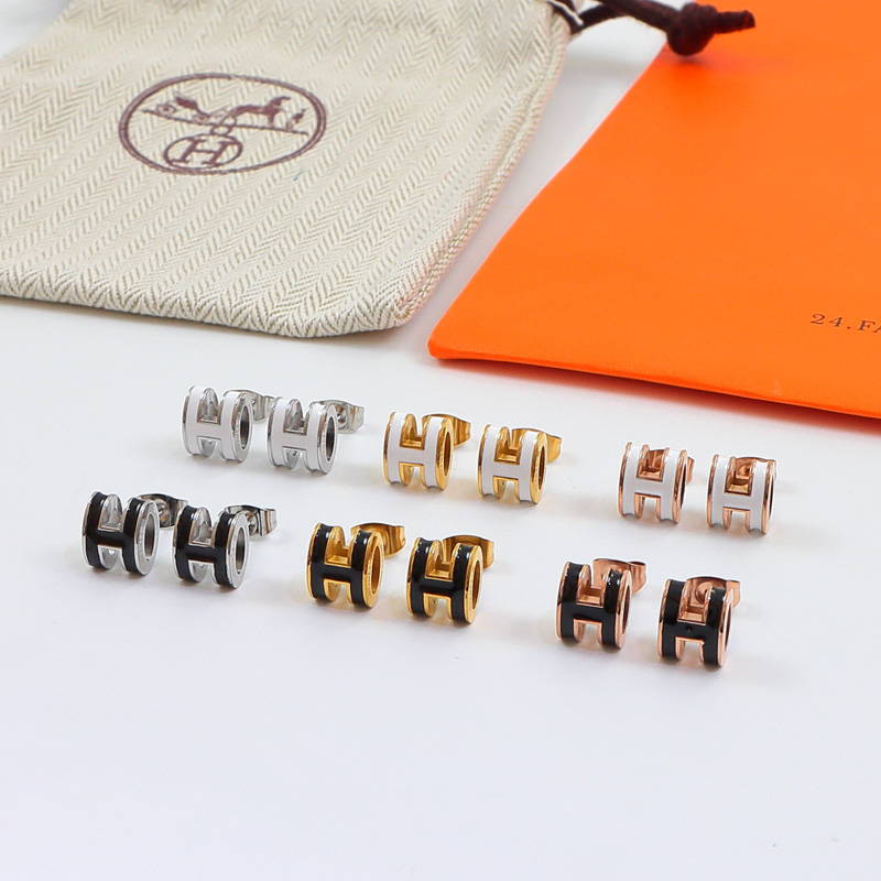 HEM143 New arrive fashion black white color earring  for woman jewelry beautiful jewelry no with box