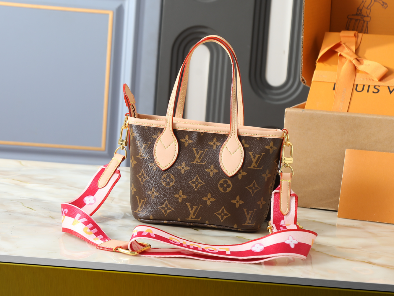 LEM437 New arrive fashion brown bag for woman hands bag beautiful gift to choose gift 24 x 14 x 9cm