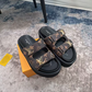 LEM500 New arrive fashion black brown shose for woman beautiful Slippers gift to choose