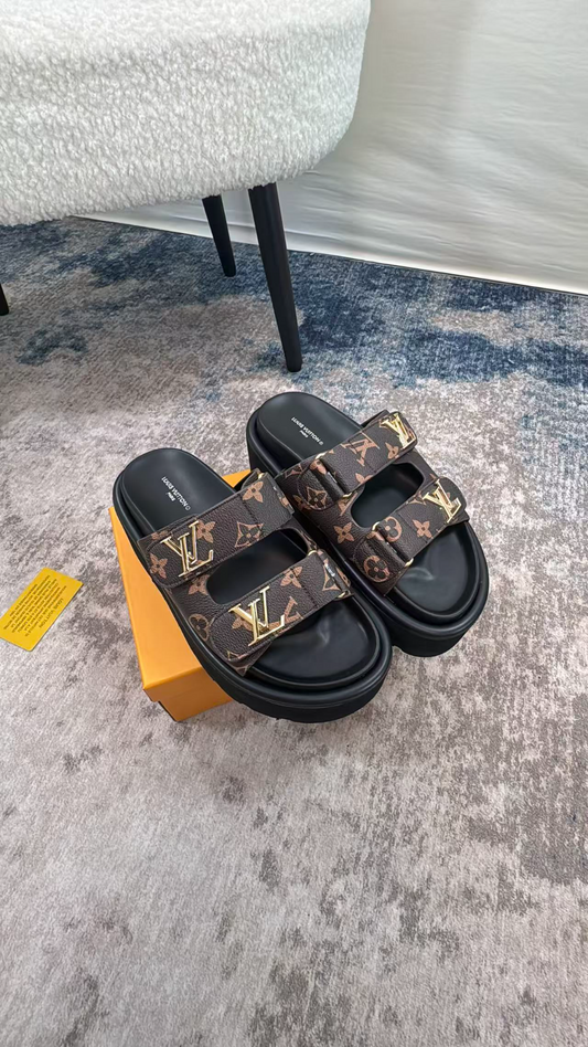 LEM500 New arrive fashion black brown shose for woman beautiful Slippers gift to choose
