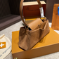 LEM615 New arrive fashion black brown caramel bag for woman hands bag beautiful gift to choose gift 33*13CM