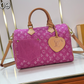 LEM618 New arrive fashion blue pink bag for woman hands bag beautiful gift to choose gift 30*21*17cm