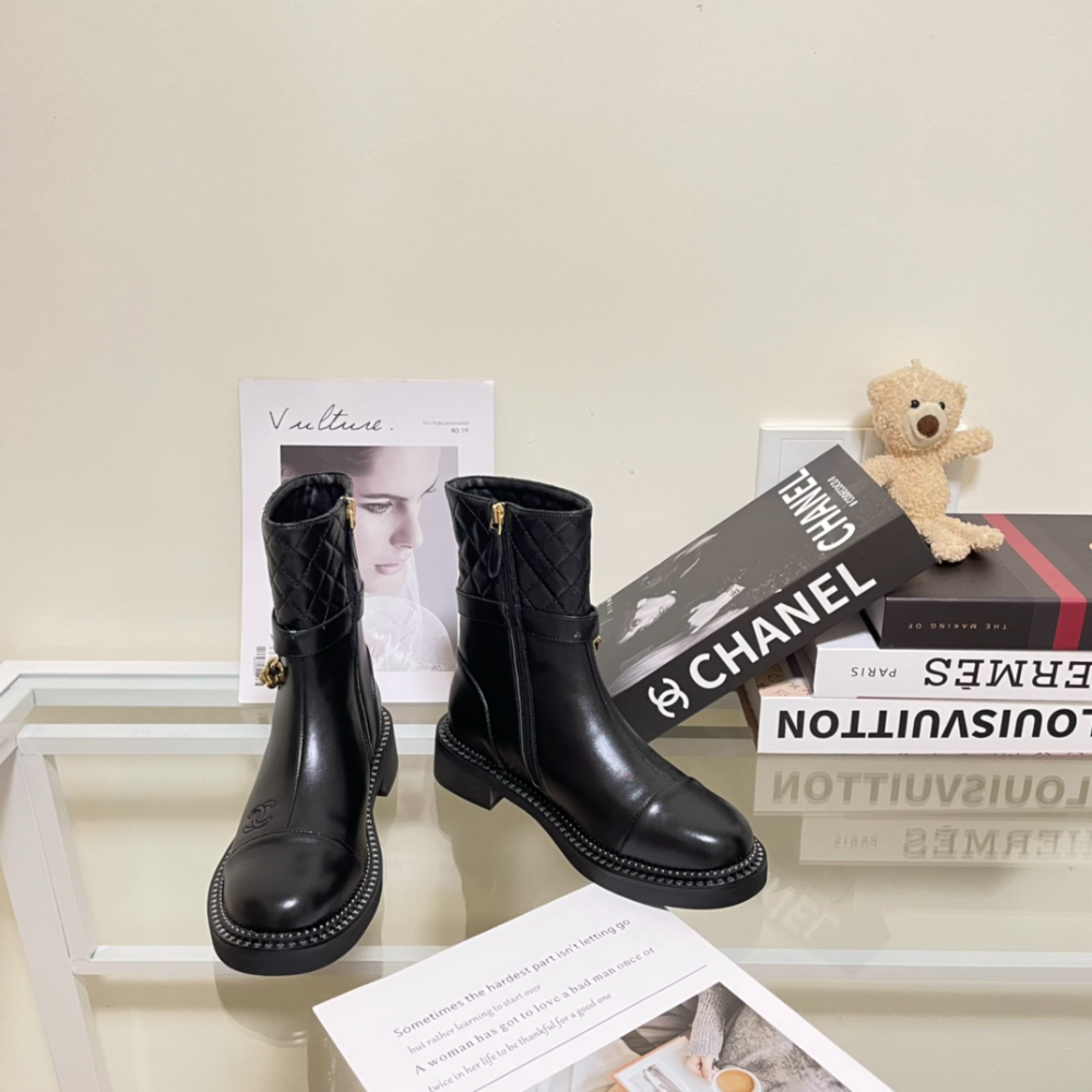 CEM398 Womens Ankle Boots 2026 Thick Bottom Platform Woman Shoes Zipper Fashion Female Luxury Designer Boot Casual Ladies MartinBoots combat Boots