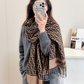 FEM33 new arrive  Hot sale brown color fashion beautiful  scarf  for woman gift  to choose 35x185cm