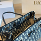 DEM324 New arrive fashion deepblue white grey color bag for woman beautiful gift to choose gift size to choose 26*13*20cm