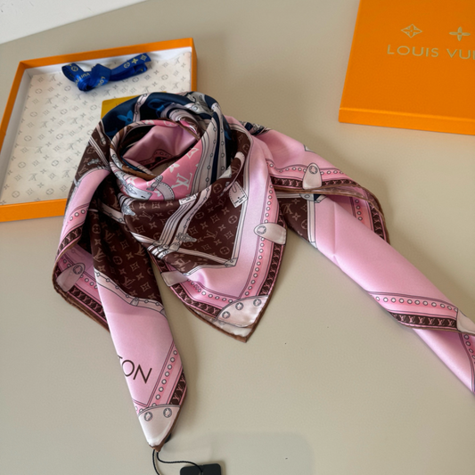 LEM445 new arrive Hot sale white black pink color fashion beautiful scarf for woman gift to choose size  90*90cm