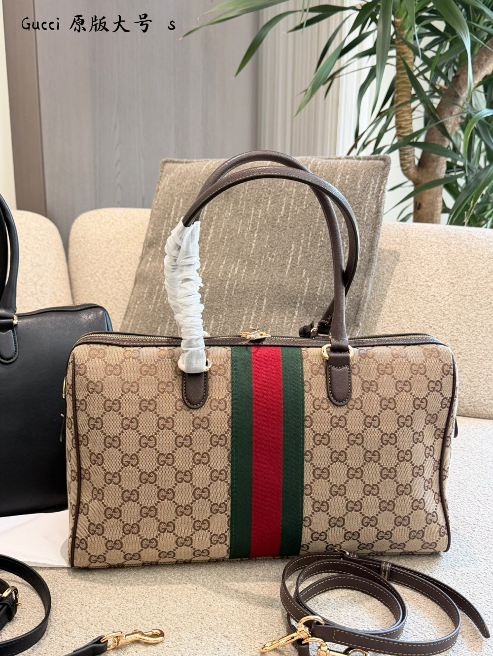 GEM181 New arrive fashion black brown bag for woman hands bag beautiful gift to choose gift 38cm