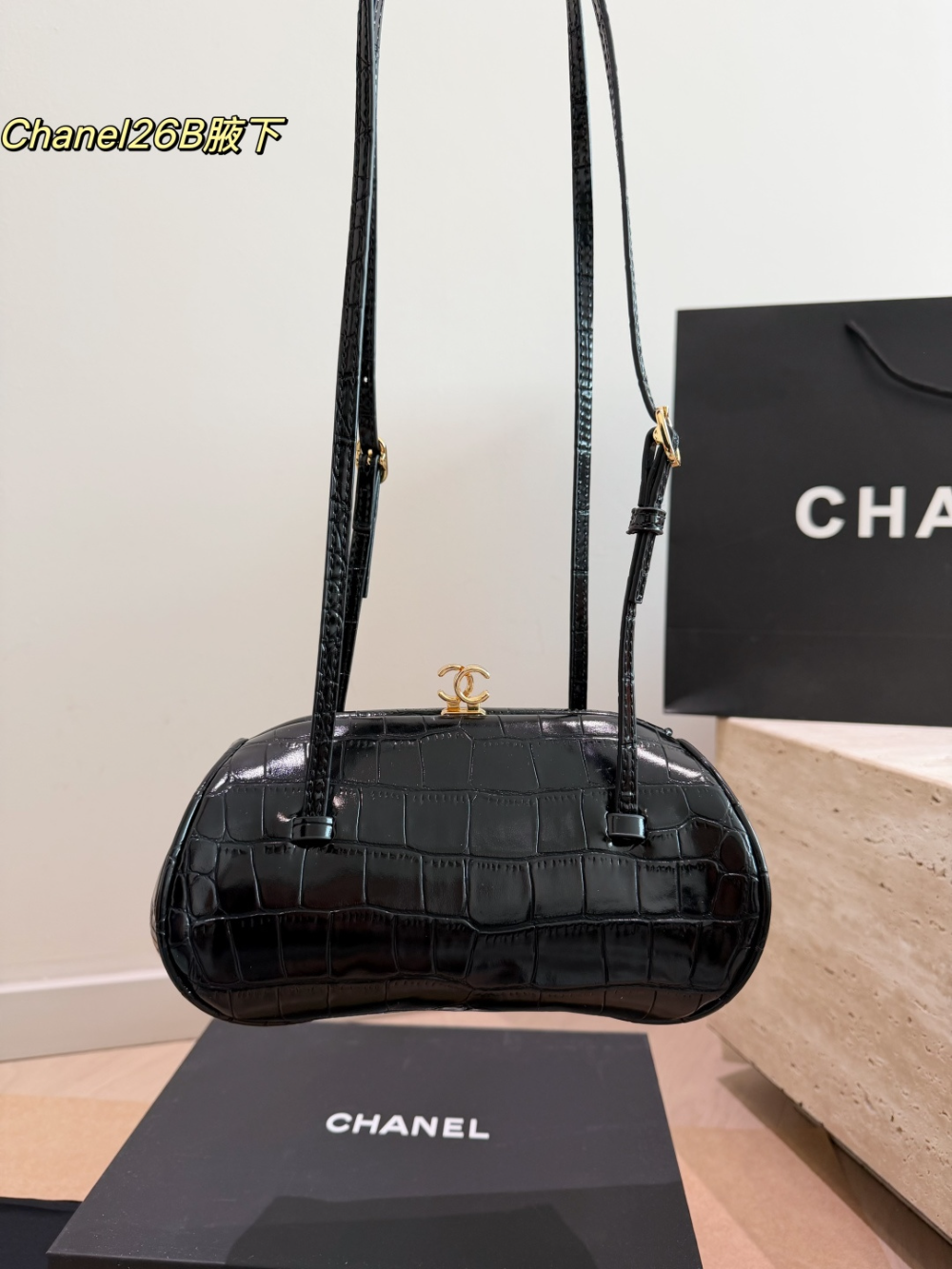 CEM488 New arrive fashion black red coffee bag for woman hands bag beautiful gift to choose gift 23x12cm