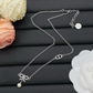 DEM390 Hot sale Fashion Titanium Stainless Steel heart Wedding diamond Necklace Bague Femme for woman gift