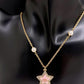 DEM284  New Arrive Fashion  with Diamond Stars Pearl  Necklce for Woman Jewelry To Choose Gift