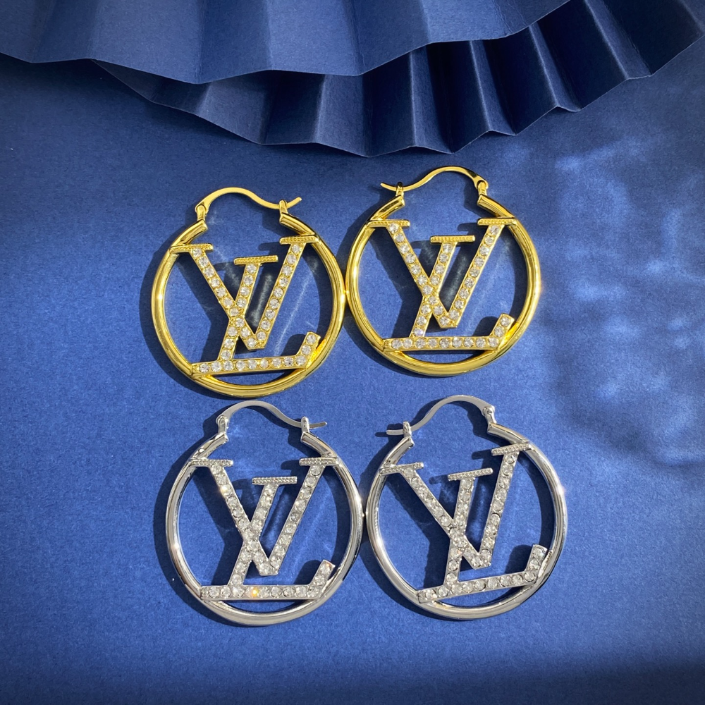 LEM568 New Arrive Fashion Gold Color Full Diamond Earring for Woman Jewelry Beautiful Jewelry To Choose Gift