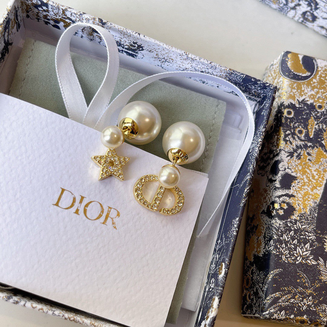 DEM248 New Arrive Fashion  Hot Sale  with Diamond Stars Earring  for Woman Jewelry To Choose