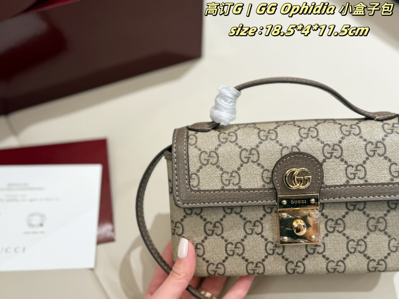 GEM159 New arrive fashion brown bag for woman hands bag beautiful gift to choose gift 18.5*4*11.5cm
