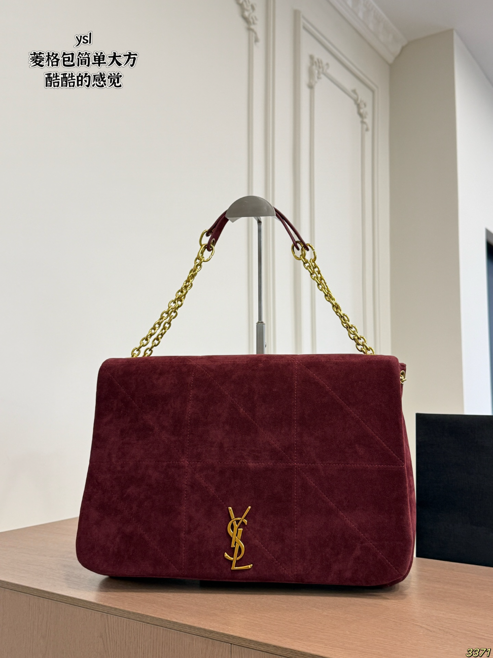YLEM24 New arrive fashion  red black khaki coffee bag for woman hands bag beautiful gift to choose gift 38*28cm