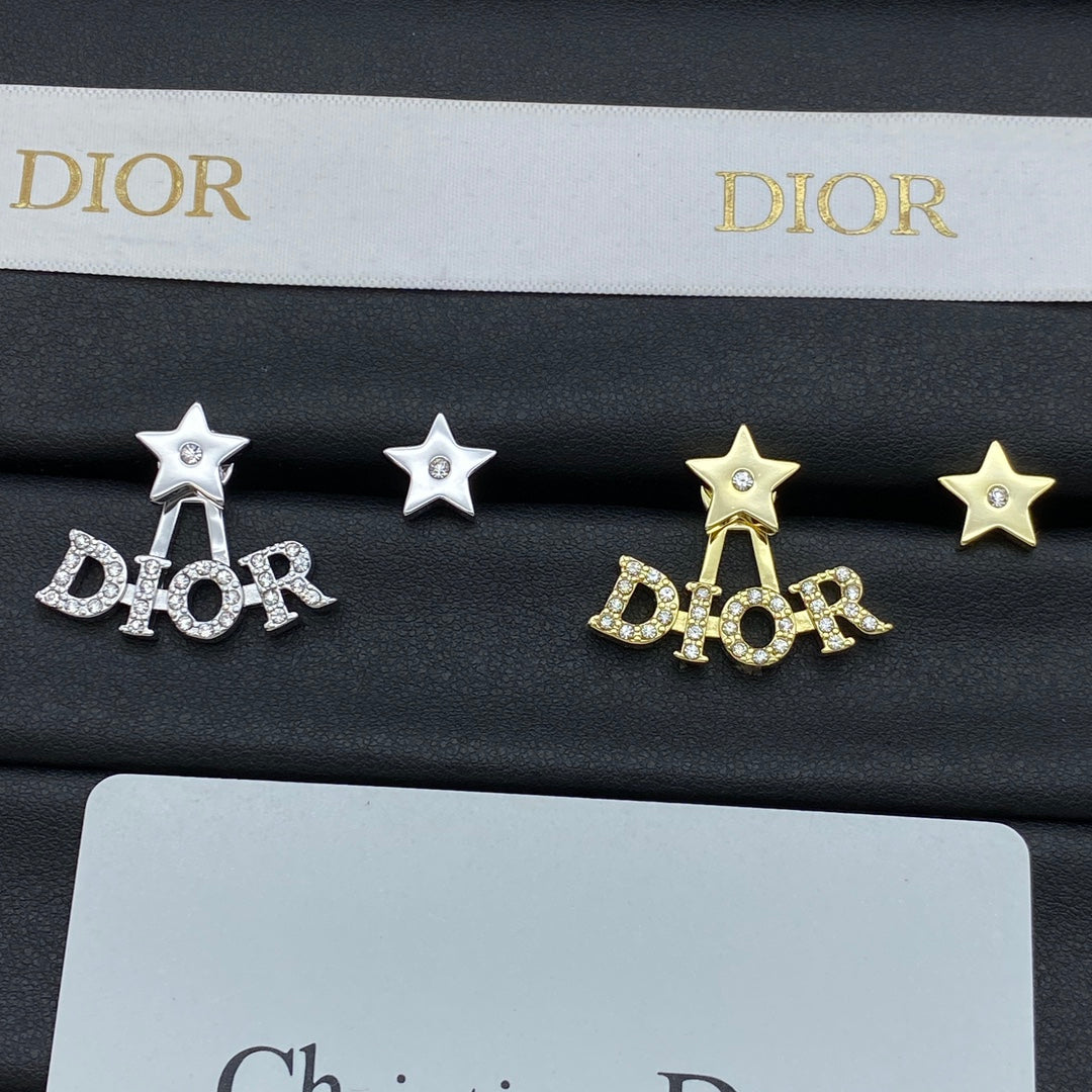 DEM254 New Arrive Fashion  with Diamond Pearl Stars Earring  for Woman Jewelry To Choose
