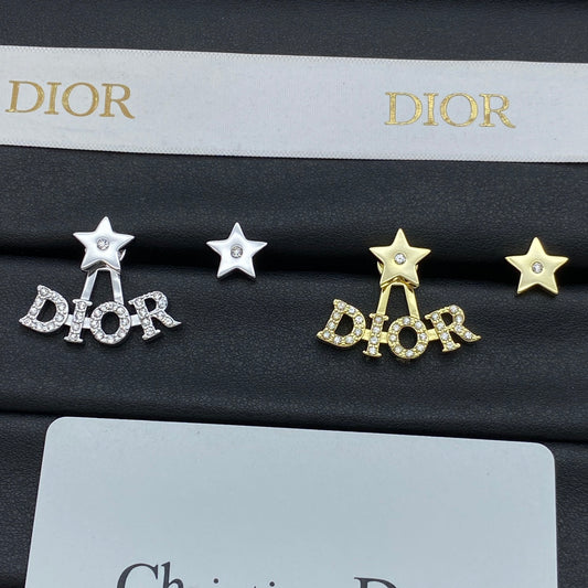 DEM254 New Arrive Fashion  with Diamond Pearl Stars Earring  for Woman Jewelry To Choose