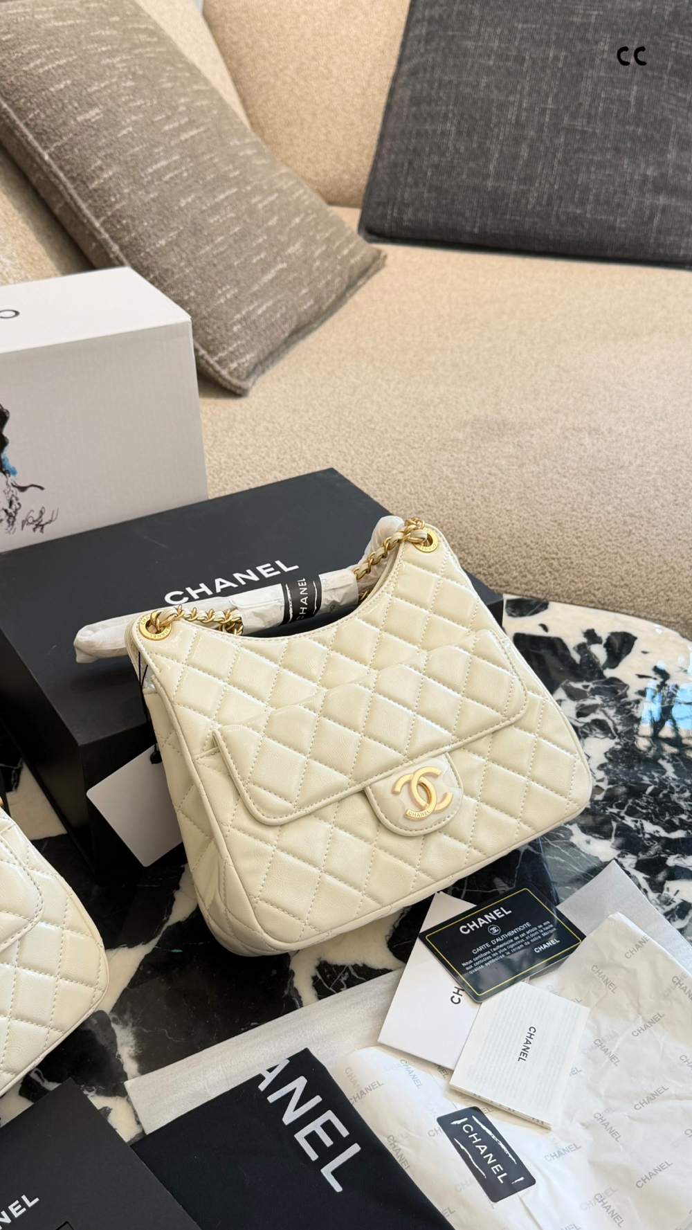 CEM394 New arrive fashion black white color bag for woman beautiful gift to choose 2 size