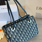 DEM324 New arrive fashion deepblue white grey color bag for woman beautiful gift to choose gift size to choose 26*13*20cm