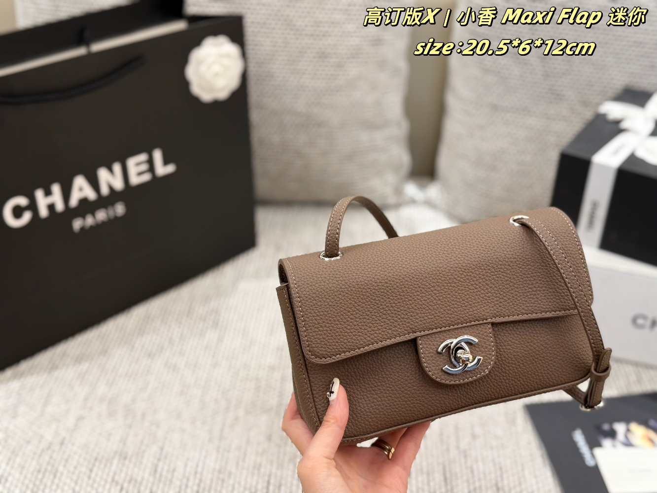 CEM355 New arrive fashion red black  brown beige color bag for woman beautiful gift to choose 20.5*6*12cm