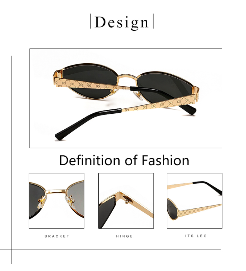 GEM217 Designer sunglasses luxury Spicy girl style sunglasses for women Sexy trend men gift glasses Beach shading UV protection polarized glasses with box