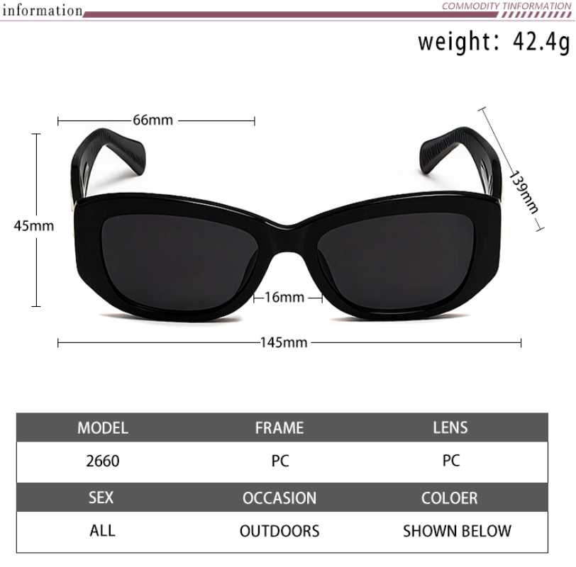 CEM272 Designer sunglasses luxury Spicy girl style sunglasses for women Sexy trend men gift glasses Beach shading UV protection polarized glasses with box