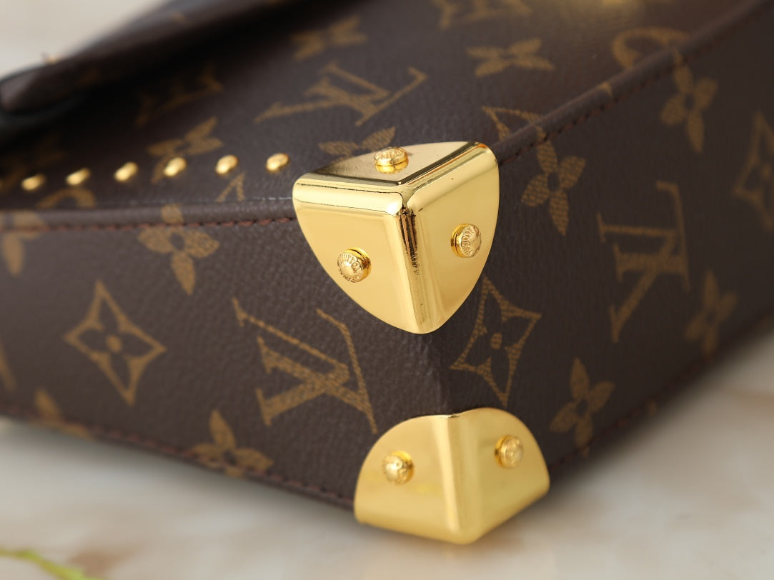 LEM337  Hot sale fashion black bag for woman hand bag beautiful gift  27 x 16 x 8cm size