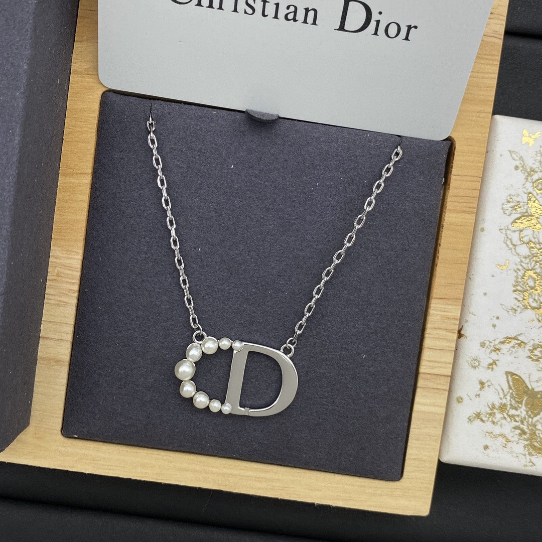 DEM259  New Arrive Fashion  with Diamond Pearl  Necklce for Woman Jewelry To Choose gift