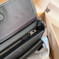 COEM02 New stylish black classic men's square bag, excellent gift options available 20.5*17cm