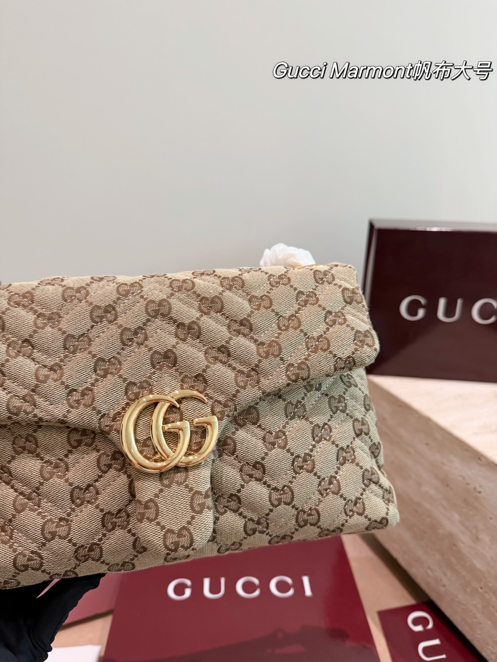 GEM253 New arrive fashion khaki bag for woman hands bag beautiful gift to choose gift 3 size