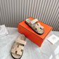HEM102 Designer women Slippers sandals shoes for women mix color shoes high quality size 35 to 42