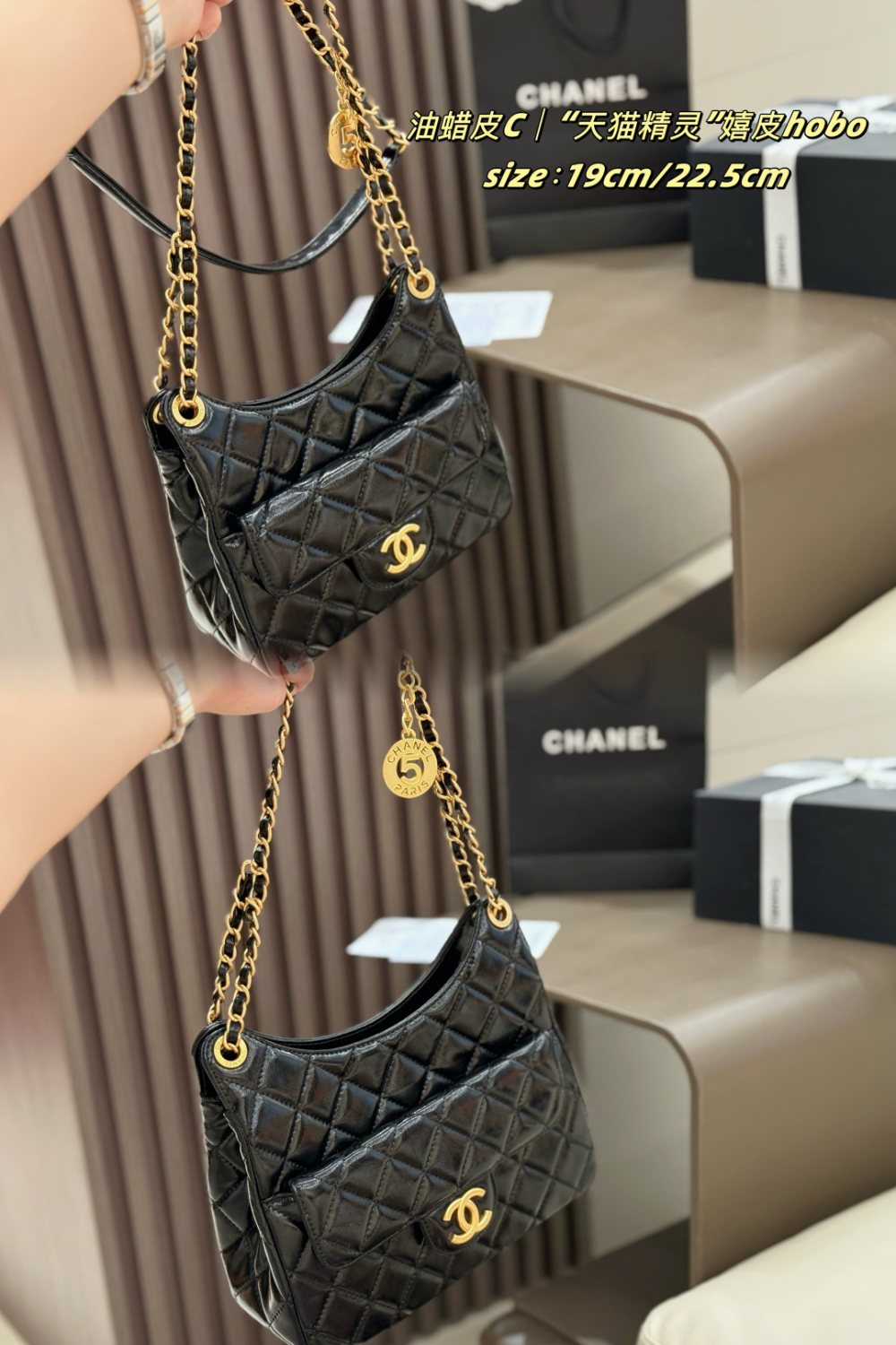CEM267 New arrive fashion black white bag for woman hands bag beautiful gift to choose gift 22.5x8x20.5cm/19x7x17.5cm