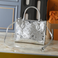LEM418 New designer Shoulder totes Bags for womans ladies flap lady fashion casual handbag silver color tote bag 2 size