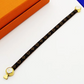 LEM385  New Arrive Fashion Open Bracelet Metal Letter Wristband Bracelet Couple Accessories for Woman