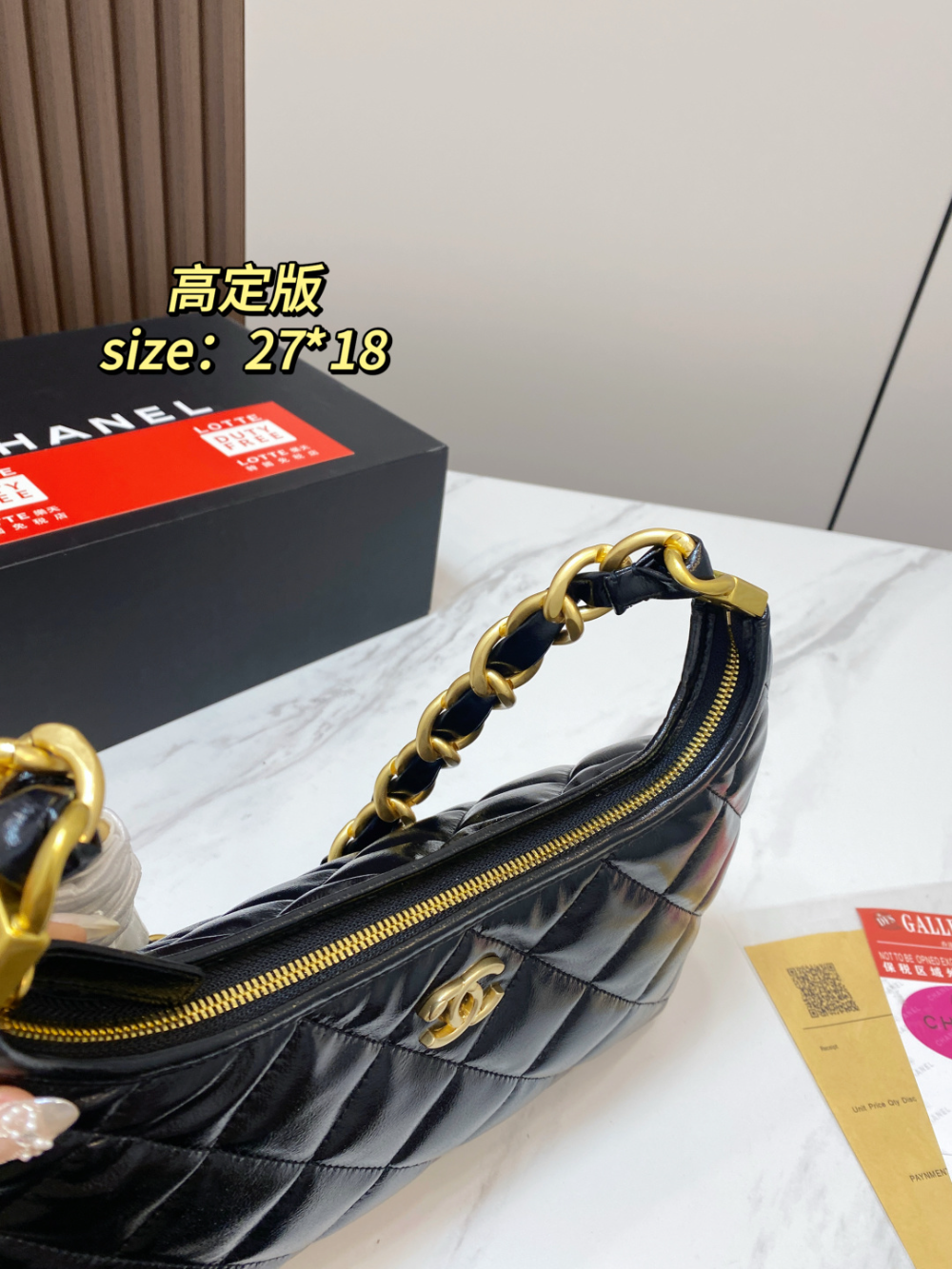 CEM390 New arrive fashion black white pink color bag for woman beautiful gift to choose size 27*18cm