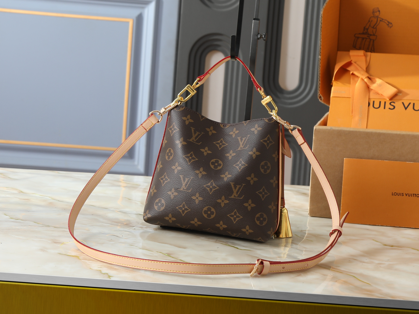 LEM506  New arrive fashion  brown  bag for woman beautiful gift to choose gift size to choose 19 x 18 x 8 CM