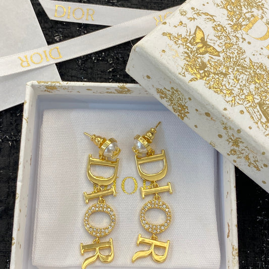 DEM242 New Arrive Fashion  Hot Sale  with Diamond Long Earring  for Woman Jewelry To Choose