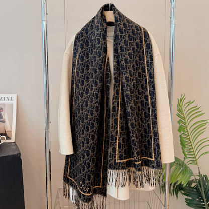 DEM331 new arrive  Hot sale black grey color fashion beautiful  scarf  for woman gift  to choose size 180*45cm