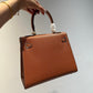 HEM96 designer Shoulder Bags New Handheld Solid Color High Quality Womens Bag Genuine Leather Crossbody Stewardess 25CM 28CM